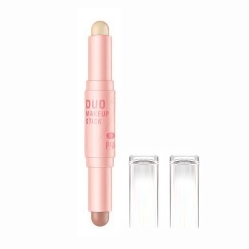 Подвійна рум'яна-хайлайтер для обличчя 2 в 1 Pinkflash Duo Makeup Stick HS03, 2*2 г